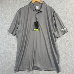 Callaway Polo Golf Shirt Men’s Size XL Grey Quiet Shade UPF 50 Cooling NWT